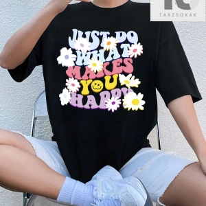 İskelet Desenli Düşük Omuzlu Tişört