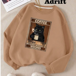 Japon Çiçek Köstebek Sokak Trend Tasarım Harajuku/Gotik Bej