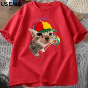 Japon tarzı kayıp peynir sıçan t-shirt erkekler pamuk kısa kollu Tadam giysileri t-sh 2879