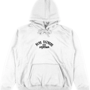 Jesus V2 Beyaz Oversize Unisex Kapüşonlu Sweatshirt Hoodie