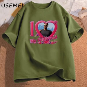Johnny Cage kız arkadaşımı seviyorum t-shirt adam rahat pamuk kısa kollu Video oyunu erkek gi 3063