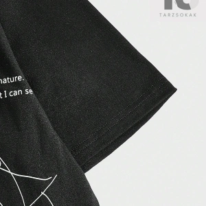 JUNG HANA Erkek Yazılı Baskılı Tişört