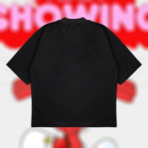 Just Keep Showing Up Oversize Unisex Pamuklu Nefes Alan Kalın Kumaşlı