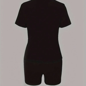 Kadın 2Lİ TAKIM OVERSİZE Trend T-shirt Şort Model 4918