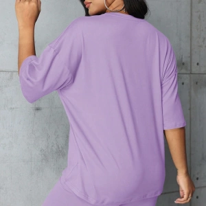 Kadın 2Lİ TAKIM OVERSİZE Trend T-shirt Şort Model 4922