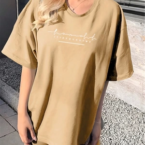Kadın 2Lİ TAKIM OVERSİZE Trend T-shirt Şort Model 4926