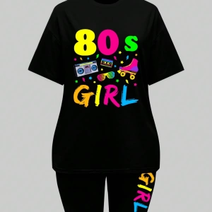 Kadın 2Lİ TAKIM OVERSİZE Trend T-shirt Şort Model 4927