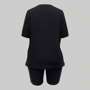 Kadın 2Lİ TAKIM OVERSİZE Trend T-shirt Şort Model 4930