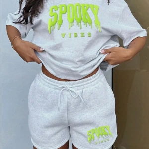 Kadın 2Lİ TAKIM OVERSİZE Trend T-shirt Şort Model 4932