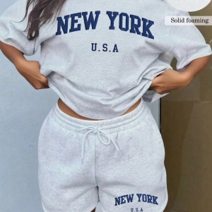 Kadın 2Lİ TAKIM OVERSİZE Trend T-shirt Şort Model 4934