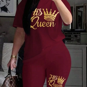 Kadın 2Lİ TAKIM OVERSİZE Trend T-shirt Şort Model 4937