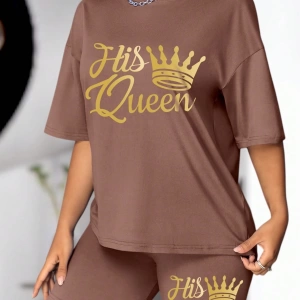 Kadın 2Lİ TAKIM OVERSİZE Trend T-shirt Şort Model 4937