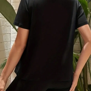 Kadın 2Lİ TAKIM OVERSİZE Trend T-shirt Şort Model 4946