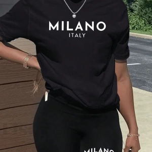 Kadın 2Lİ TAKIM OVERSİZE Trend T-shirt Şort Model 4947