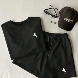 Kadın 2Lİ TAKIM OVERSİZE Trend T-shirt Şort Model 4959
