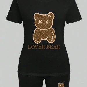 Kadın 2Lİ TAKIM OVERSİZE Trend T-shirt Şort Model 4967