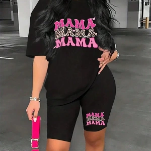 Kadın 2Lİ TAKIM OVERSİZE Trend T-shirt Şort Model 4970