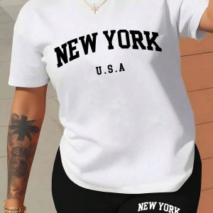 Kadın 2Lİ TAKIM OVERSİZE Trend T-shirt Şort Model 4971