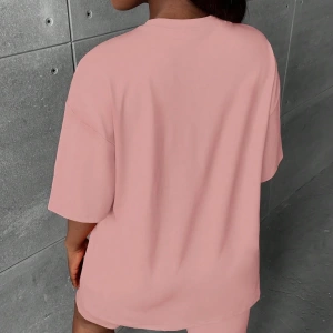 Kadın 2Lİ TAKIM OVERSİZE Trend T-shirt Şort Model 4976
