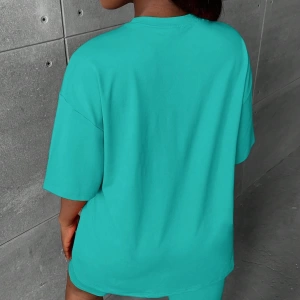 Kadın 2Lİ TAKIM OVERSİZE Trend T-shirt Şort Model 4976