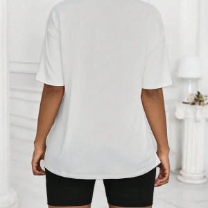 Kadın 2Lİ TAKIM OVERSİZE Trend T-shirt Şort Model 4977