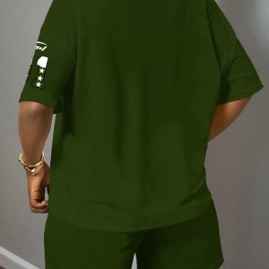 Kadın 2Lİ TAKIM OVERSİZE Trend T-shirt Şort Model 4980
