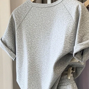 Kadın 2Lİ TAKIM OVERSİZE Trend T-shirt Şort Model 4986