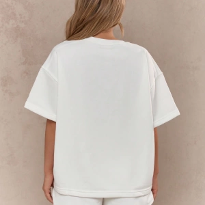 Kadın 2Lİ TAKIM OVERSİZE Trend T-shirt Şort Model 5003