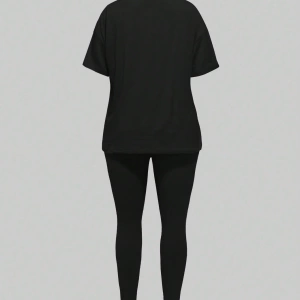 Kadın 2Lİ TAKIM OVERSİZE Trend T-shirt Şort Model 5004