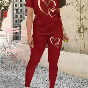 Kadın 2Lİ TAKIM OVERSİZE Trend T-shirt Şort Model 5017