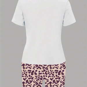 Kadın 2Lİ TAKIM OVERSİZE Trend T-shirt Şort Model 5024