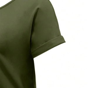 Kadın 2Lİ TAKIM OVERSİZE Trend T-shirt Şort Model 5043
