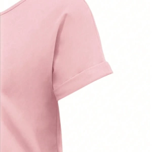 Kadın 2Lİ TAKIM OVERSİZE Trend T-shirt Şort Model 5043