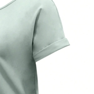 Kadın 2Lİ TAKIM OVERSİZE Trend T-shirt Şort Model 5043