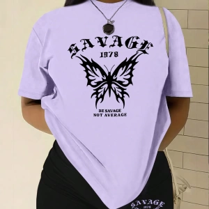 Kadın 2Lİ TAKIM OVERSİZE Trend T-shirt Şort Model 5045