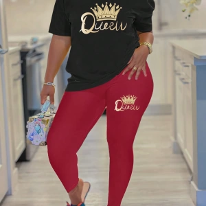 Kadın 2Lİ TAKIM OVERSİZE Trend T-shirt Şort Model 5049