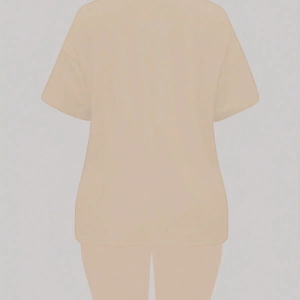 Kadın 2Lİ TAKIM OVERSİZE Trend T-shirt Şort Model 5058