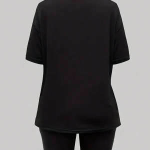 Kadın 2Lİ TAKIM OVERSİZE Trend T-shirt Şort Model 5059