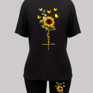 Kadın 2Lİ TAKIM OVERSİZE Trend T-shirt Şort Model 5059