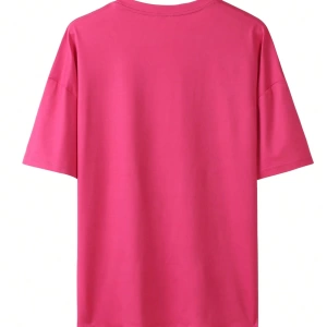Kadın 2Lİ TAKIM OVERSİZE Trend T-shirt Şort Model 5061