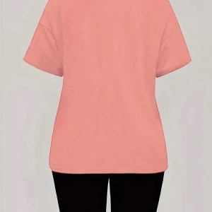 Kadın 2Lİ TAKIM OVERSİZE Trend T-shirt Şort Model 5061
