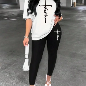 Kadın 2Lİ TAKIM OVERSİZE Trend T-shirt Şort Model 5065