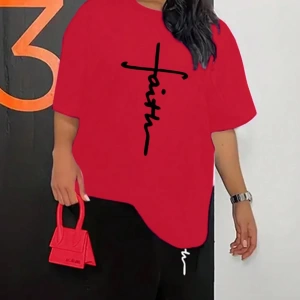 Kadın 2Lİ TAKIM OVERSİZE Trend T-shirt Şort Model 5065