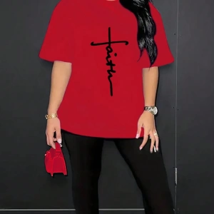 Kadın 2Lİ TAKIM OVERSİZE Trend T-shirt Şort Model 5065