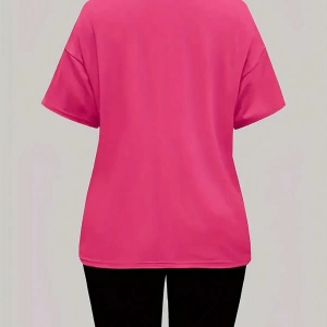 Kadın 2Lİ TAKIM OVERSİZE Trend T-shirt Şort Model 5067
