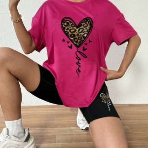 Kadın 2Lİ TAKIM OVERSİZE Trend T-shirt Şort Model 5071