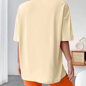 Kadın 2Lİ TAKIM OVERSİZE Trend T-shirt Şort Model 5074
