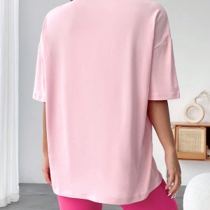 Kadın 2Lİ TAKIM OVERSİZE Trend T-shirt Şort Model 5074