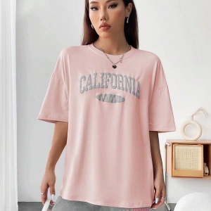 Kadın 2Lİ TAKIM OVERSİZE Trend T-shirt Şort Model 5074