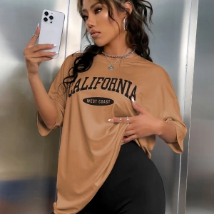 Kadın 2Lİ TAKIM OVERSİZE Trend T-shirt Şort Model 5076